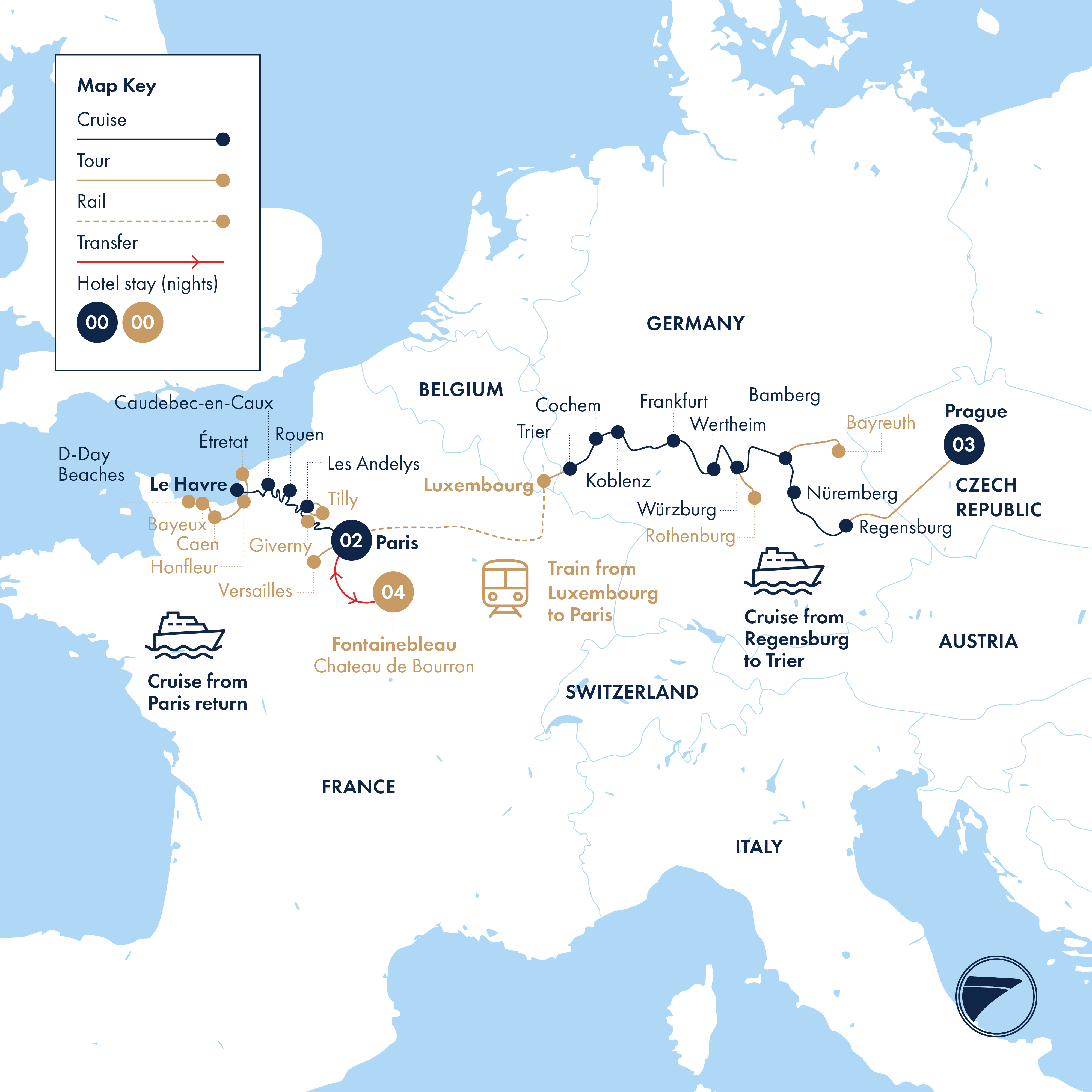 Pathways From Prague to Paris - Route Map.jpg